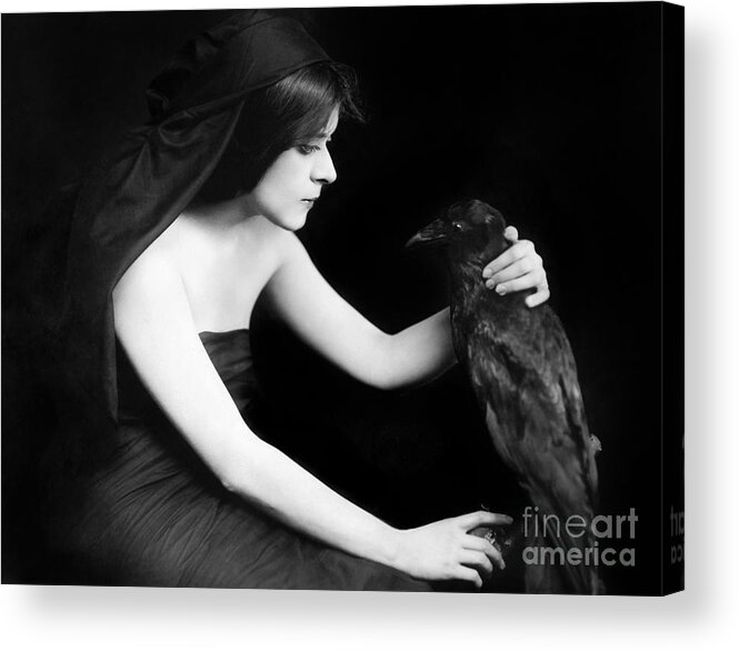 -nec02- Acrylic Print featuring the photograph Theda Bara #2 by Granger