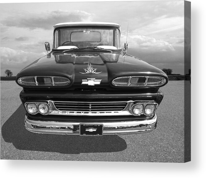 Chevrolet Truck Acrylic Print featuring the photograph 1960 Chevy Truck by Gill Billington