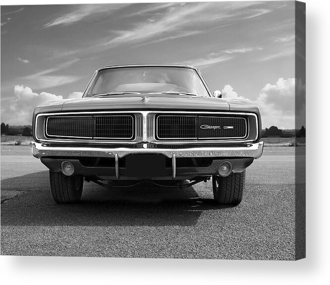 Dodge Acrylic Print featuring the photograph 1969 Dodge Charger by Gill Billington