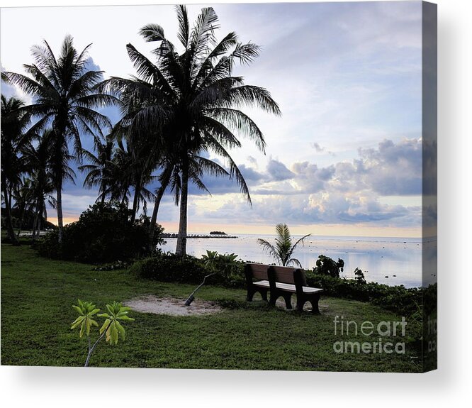 Island Of Guam Acrylic Print featuring the photograph Asan Beach Guam #2 by Scott Cameron