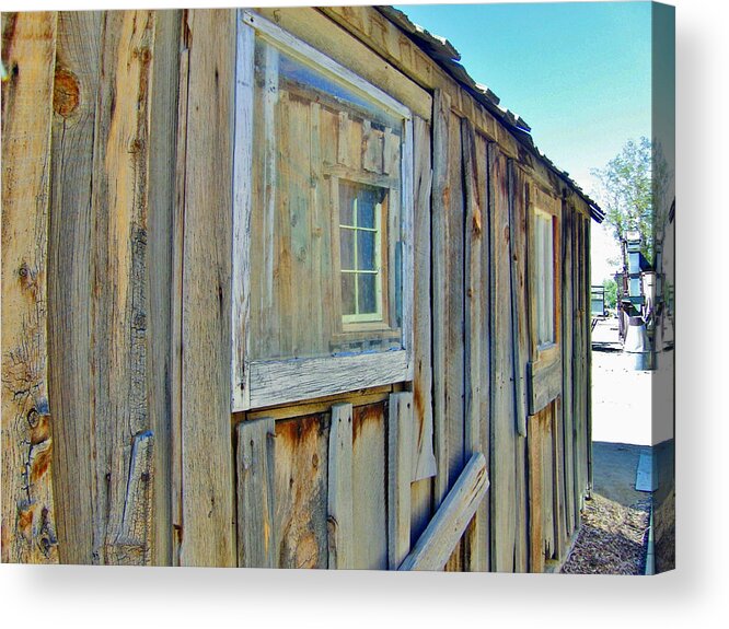 House Acrylic Print featuring the photograph Desert Dry #2 by Marilyn Diaz