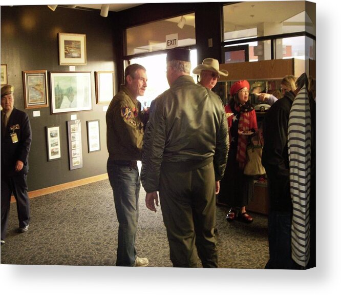 Art Acrylic Print featuring the photograph Veteran's Gallery Show #8 by Edward Wolverton