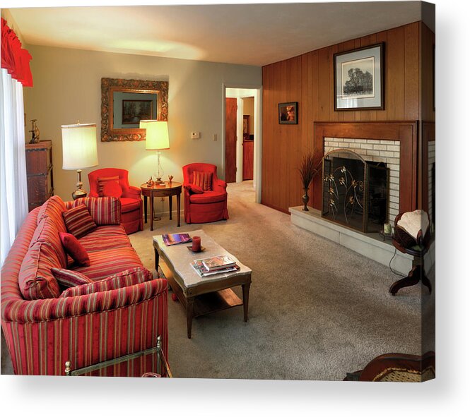 Living Room Acrylic Print featuring the photograph 908 Living Room A by Jeff Kurtz