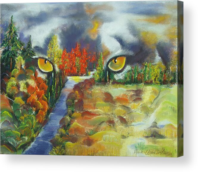 Journey Through Change Acrylic Print featuring the painting A Journey through Change by Marie-Claire Dole