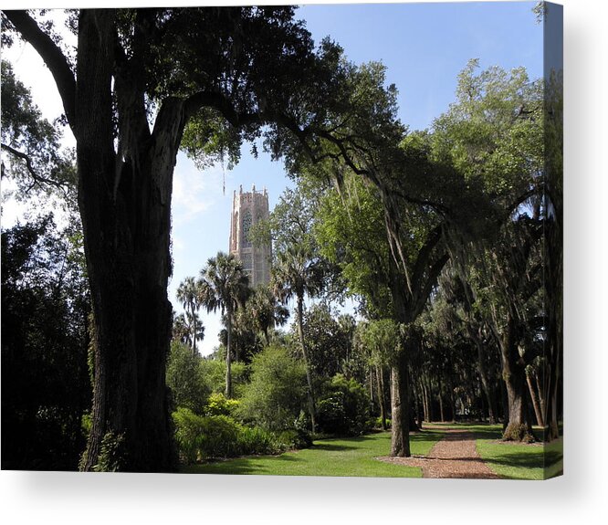 Bok Tower Acrylic Print featuring the photograph A Path To The Tower by Kim Galluzzo Wozniak