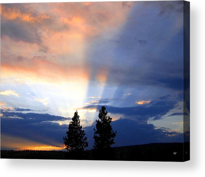 Sky Acrylic Print featuring the photograph A Riveting Sky by Will Borden