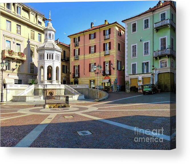 Acqui Terme Acrylic Print featuring the photograph Acqui Terme...Italy by Jennie Breeze