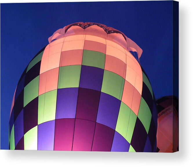 Hot Air Acrylic Print featuring the digital art Air Balloon by Kathleen Illes