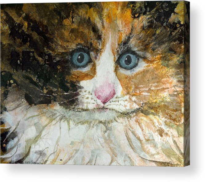 Cat Acrylic Print featuring the painting Ali Cat 1 by Lynn Babineau