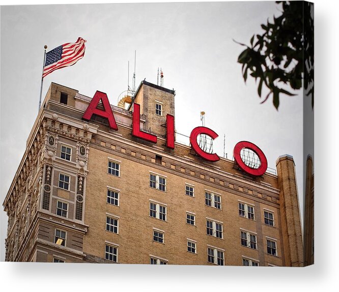 Alico Acrylic Print featuring the photograph Alico Building Sign by Buck Buchanan