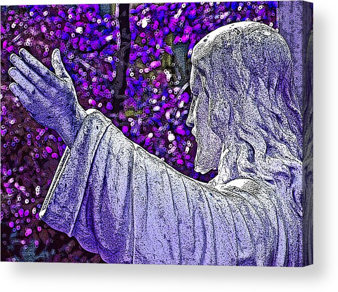 Religion Acrylic Print featuring the photograph All Are Welcome by Donna Shahan