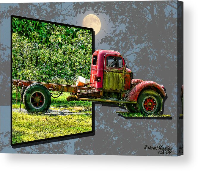 Truck Acrylic Print featuring the photograph An Old Relic by Ericamaxine Price