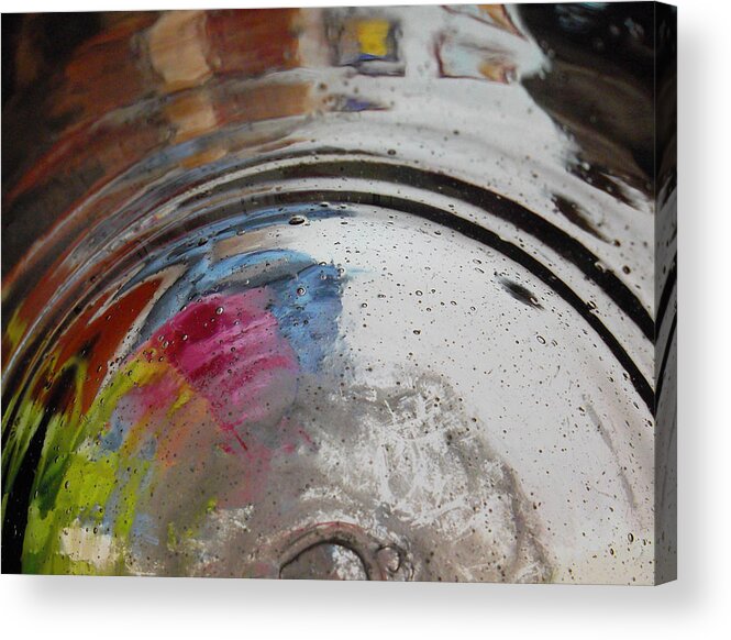 Abstract Acrylic Print featuring the digital art Ancient Echoes by Susan Esbensen