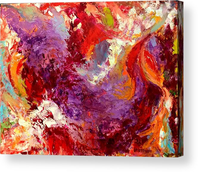 Abstract Acrylic Print featuring the painting Aromatic Mixtures by Nicolas Bouteneff