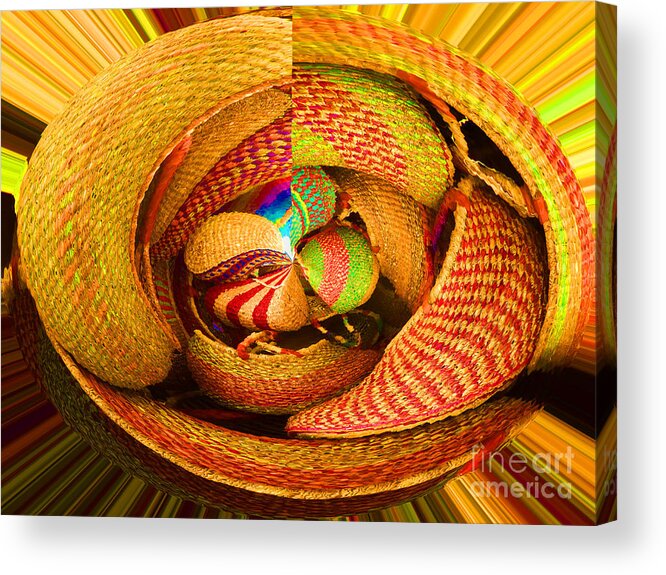 Vibrant Acrylic Print featuring the photograph Art In A Nutshell by Ann Johndro-Collins