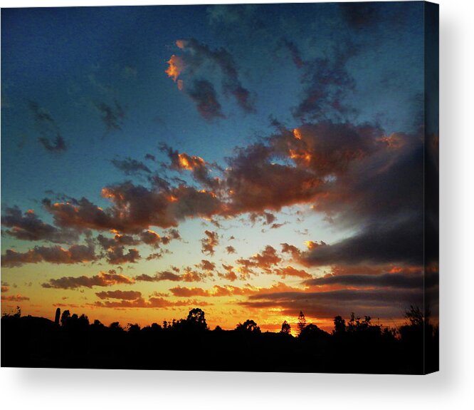 Sunset Acrylic Print featuring the photograph Astral Sunset by Mark Blauhoefer