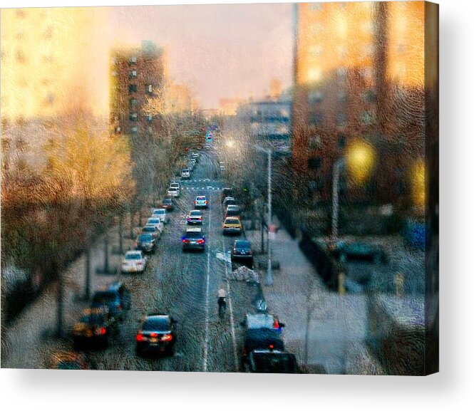 Harlem Acrylic Print featuring the photograph Autumn in Harlem by Diana Angstadt