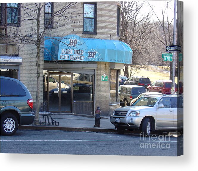 Baker Field Deli Acrylic Print featuring the photograph Baker Field Deli by Cole Thompson