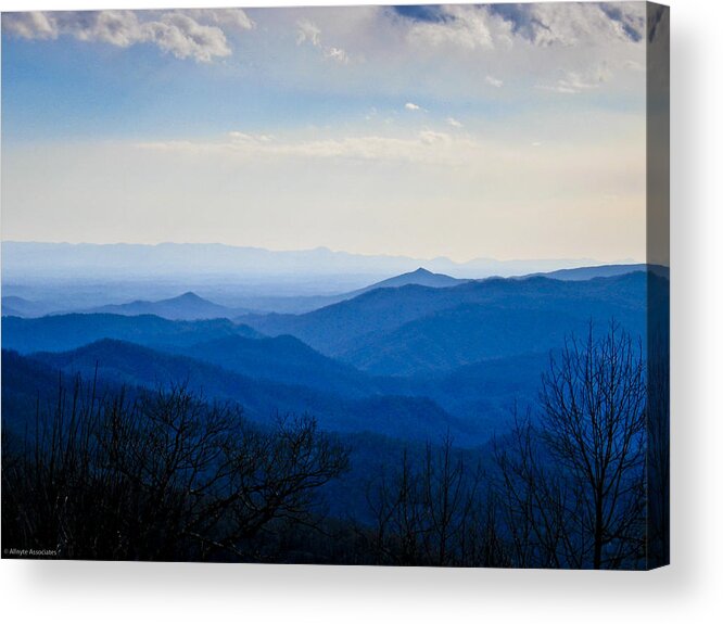 Landscape Acrylic Print featuring the photograph Blueridge by Ches Black