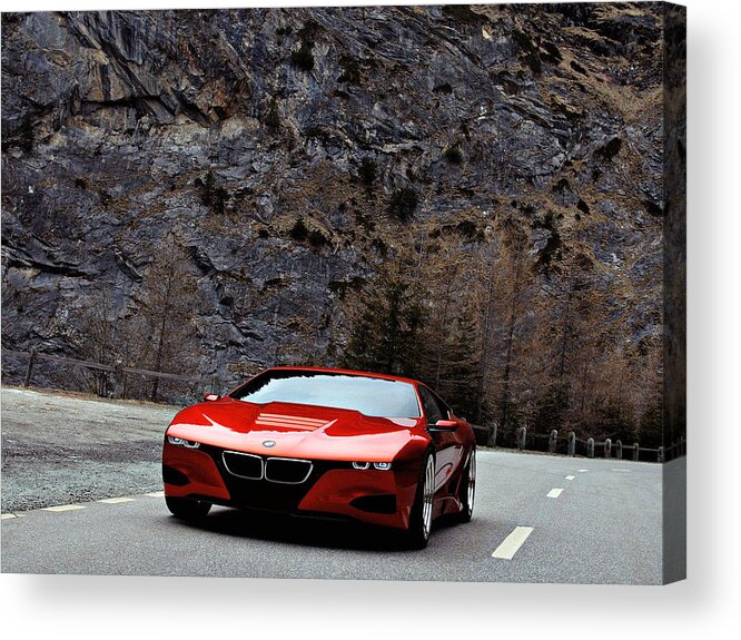 Bmw M8 Acrylic Print featuring the photograph Bmw M8 by Jackie Russo