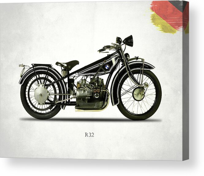 Bmw Acrylic Print featuring the photograph The R32 Motorcycle by Mark Rogan