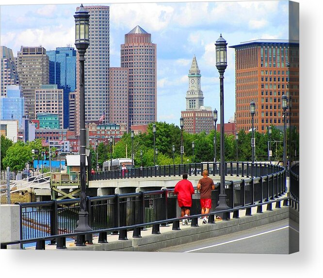 Boston Acrylic Print featuring the photograph Boston by Oleg Zavarzin