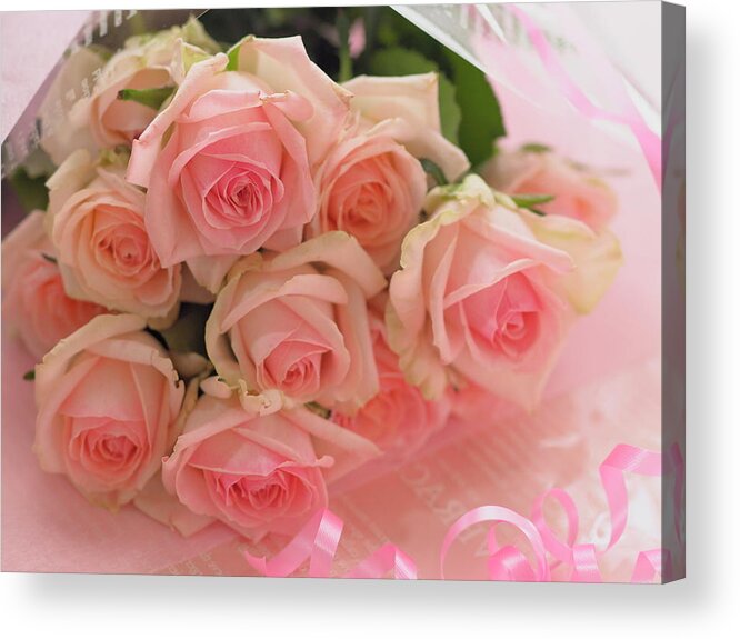 Rose Acrylic Print featuring the photograph Bouquet of Sweetness by Yuka Kato