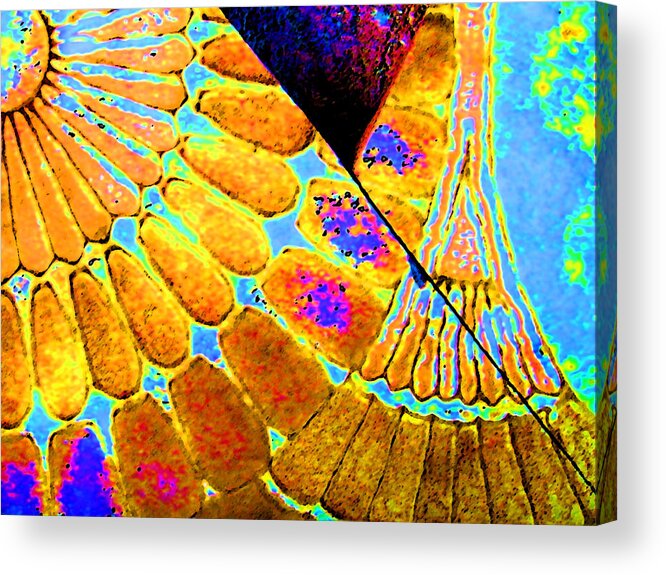 Abstract Acrylic Print featuring the digital art Broken by Lenore Senior