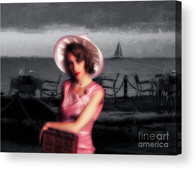 Fine Art Photography Acrylic Print featuring the photograph Bygone ... by Chuck Caramella