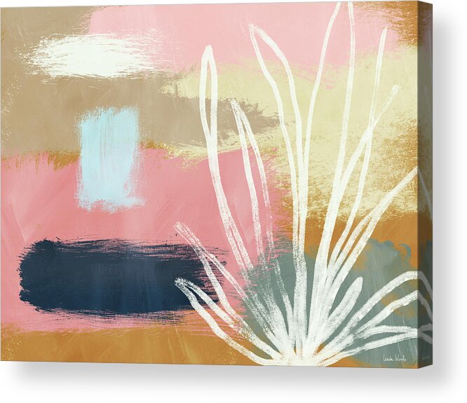 Abstract Acrylic Print featuring the mixed media California Abstract- Art by Linda Woods by Linda Woods