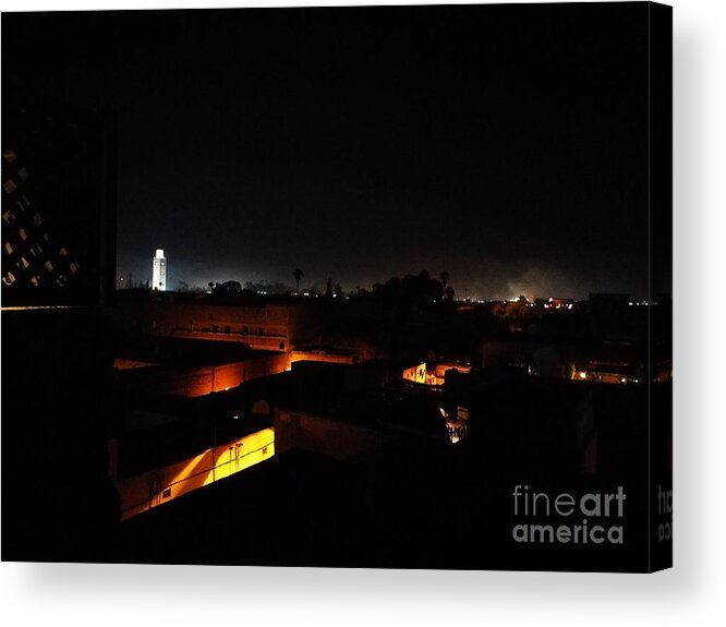 Landscape Acrylic Print featuring the photograph Can't see you tonight by Jarek Filipowicz