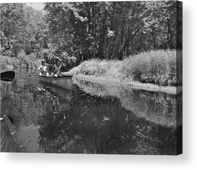 Nature Acrylic Print featuring the photograph Canton Canoe Trip 2016 35 by George Ramos