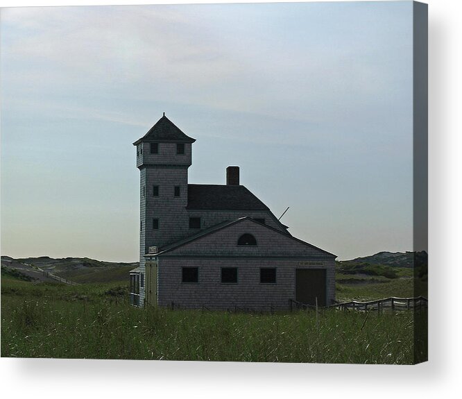 Old Harbor Life Saving Station Acrylic Print featuring the photograph Cape Cod Old Harbor Life Saving Station by Juergen Roth