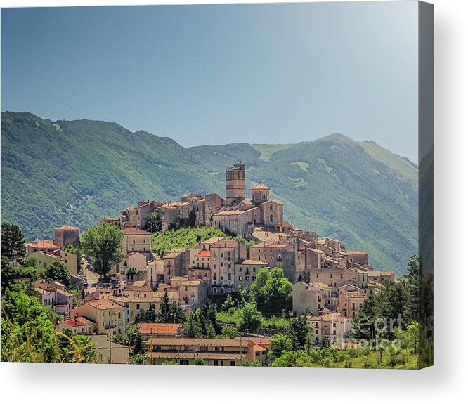 L'aquila Acrylic Print featuring the photograph Castel on the Mountain by JR Photography