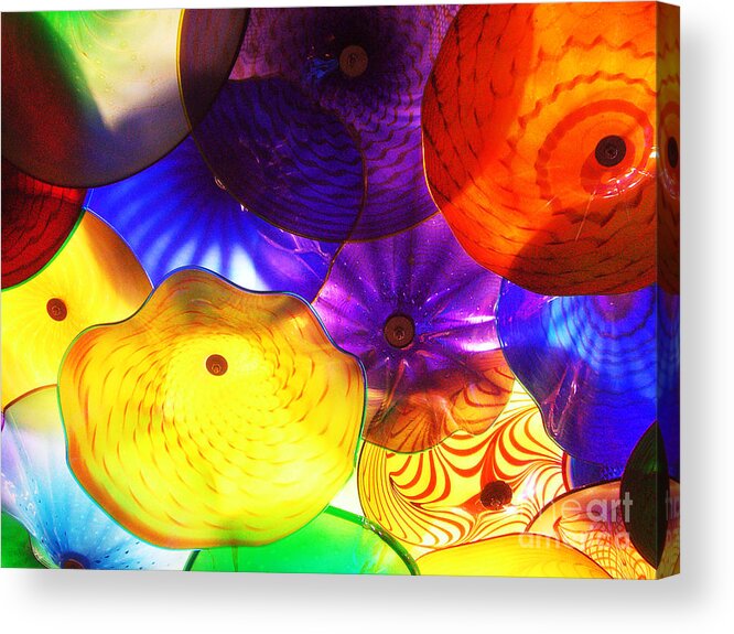 Glass Acrylic Print featuring the photograph Celestial Glass 3 by Xueling Zou
