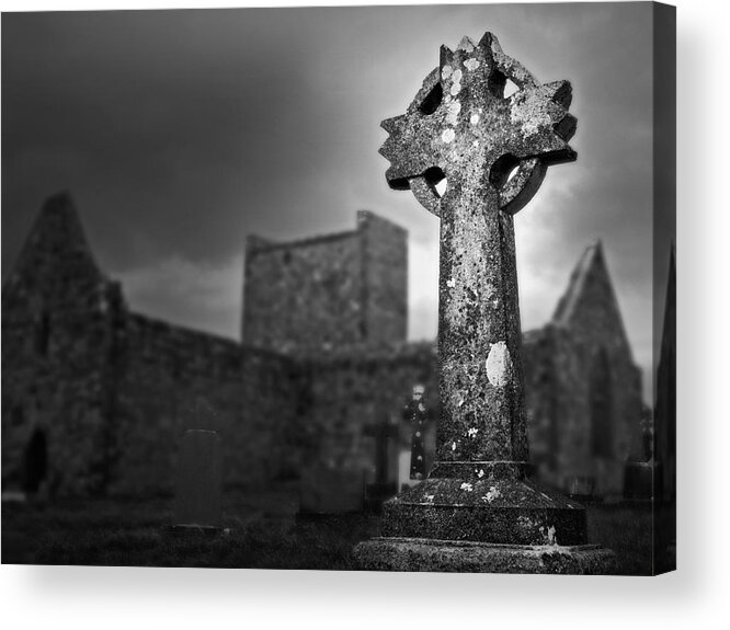 Ireland Acrylic Print featuring the photograph Celtic Cross by Key Media Photography