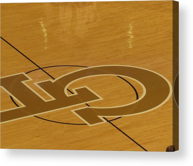 Georgia Tech Acrylic Print featuring the photograph Center Court by Aaron Martens