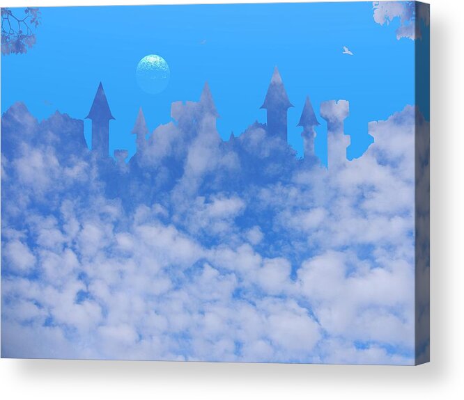 Castle Acrylic Print featuring the photograph Cloud Castle by Mark Blauhoefer