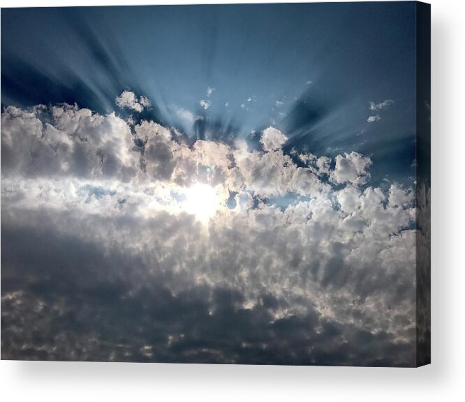 Clouds Acrylic Print featuring the photograph Clouds by Alex King