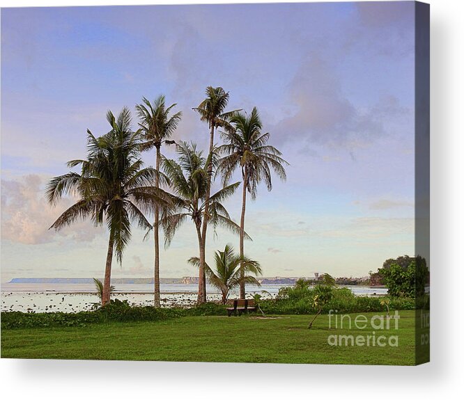 Island Of Guam Acrylic Print featuring the photograph Coastal Landscape - Guam by Scott Cameron