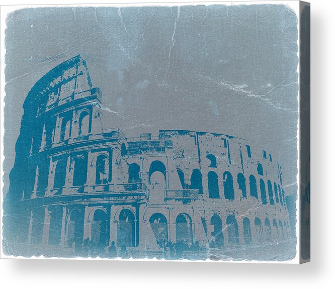 Coliseum Acrylic Print featuring the photograph Coliseum by Naxart Studio