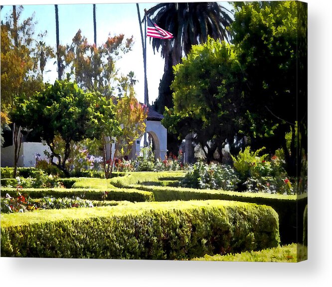Glenn Mccarthy Acrylic Print featuring the photograph Colors In The Garden by Glenn McCarthy Art and Photography
