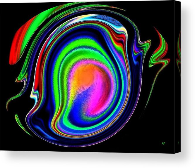 Abstract Acrylic Print featuring the digital art Conceptual 11 by Will Borden