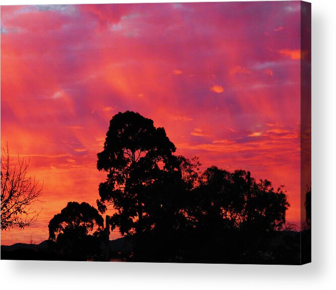 Sunrise Acrylic Print featuring the photograph Cool Sunrise by Mark Blauhoefer