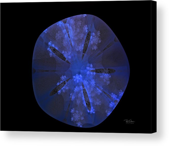 Abstract Acrylic Print featuring the digital art Coral muncher by Bill Posner