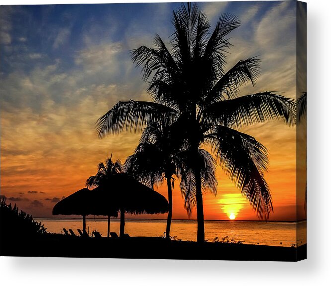Mexican Acrylic Print featuring the photograph Cozumel Sunset by Dawn Key