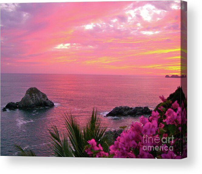 Ocean Acrylic Print featuring the photograph Deep Red Sea by Patsy Walton