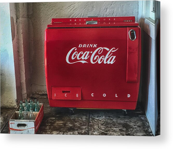 Coke Acrylic Print featuring the photograph Drink CocaCola by Jessica Levant