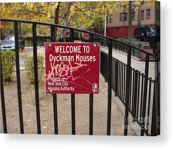 2008 Acrylic Print featuring the photograph Dyckman Houses by Cole Thompson