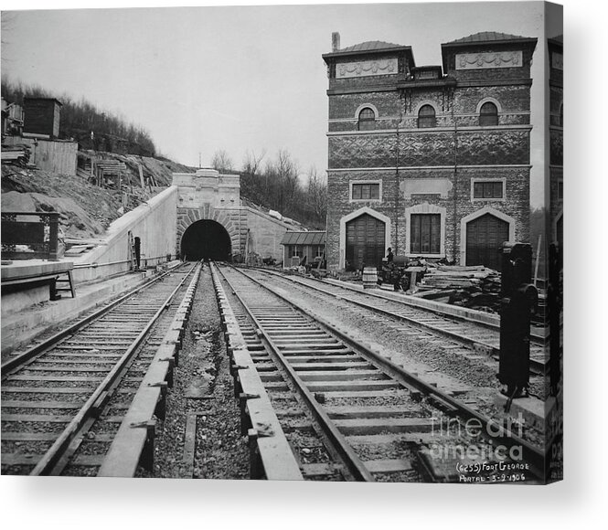 Dyckman Acrylic Print featuring the photograph Dyckman Street Station by Cole Thompson